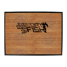 Dw Everyday Is Awesome When You Fish - Funny Novelty Doormat