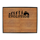Evolution Tractor - Funny Novelty Doormat
