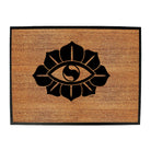 Festival Flower Eye White - Funny Novelty Doormat