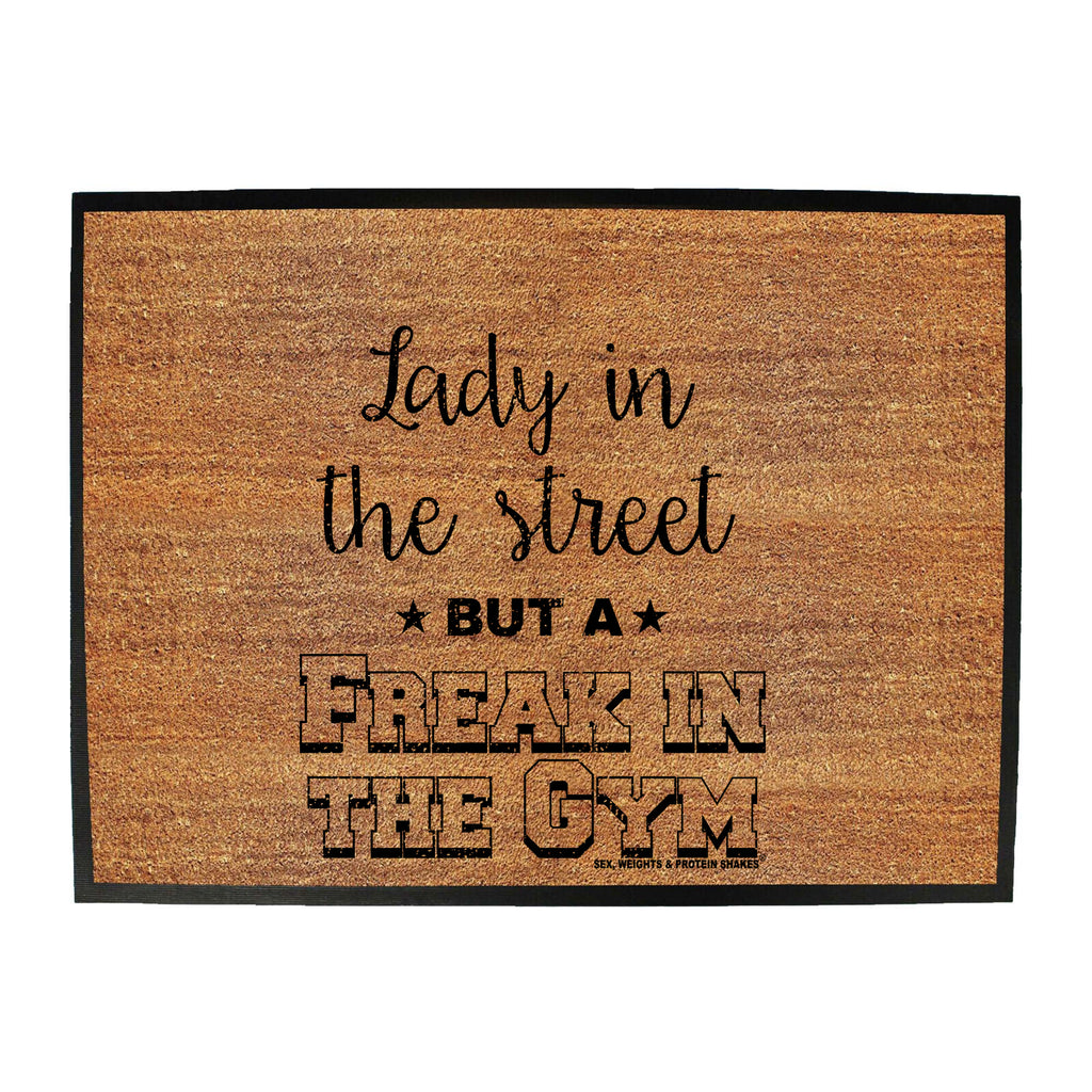 Swps Lady In The Street - Funny Novelty Doormat