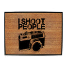 Shoot People White - Funny Novelty Doormat