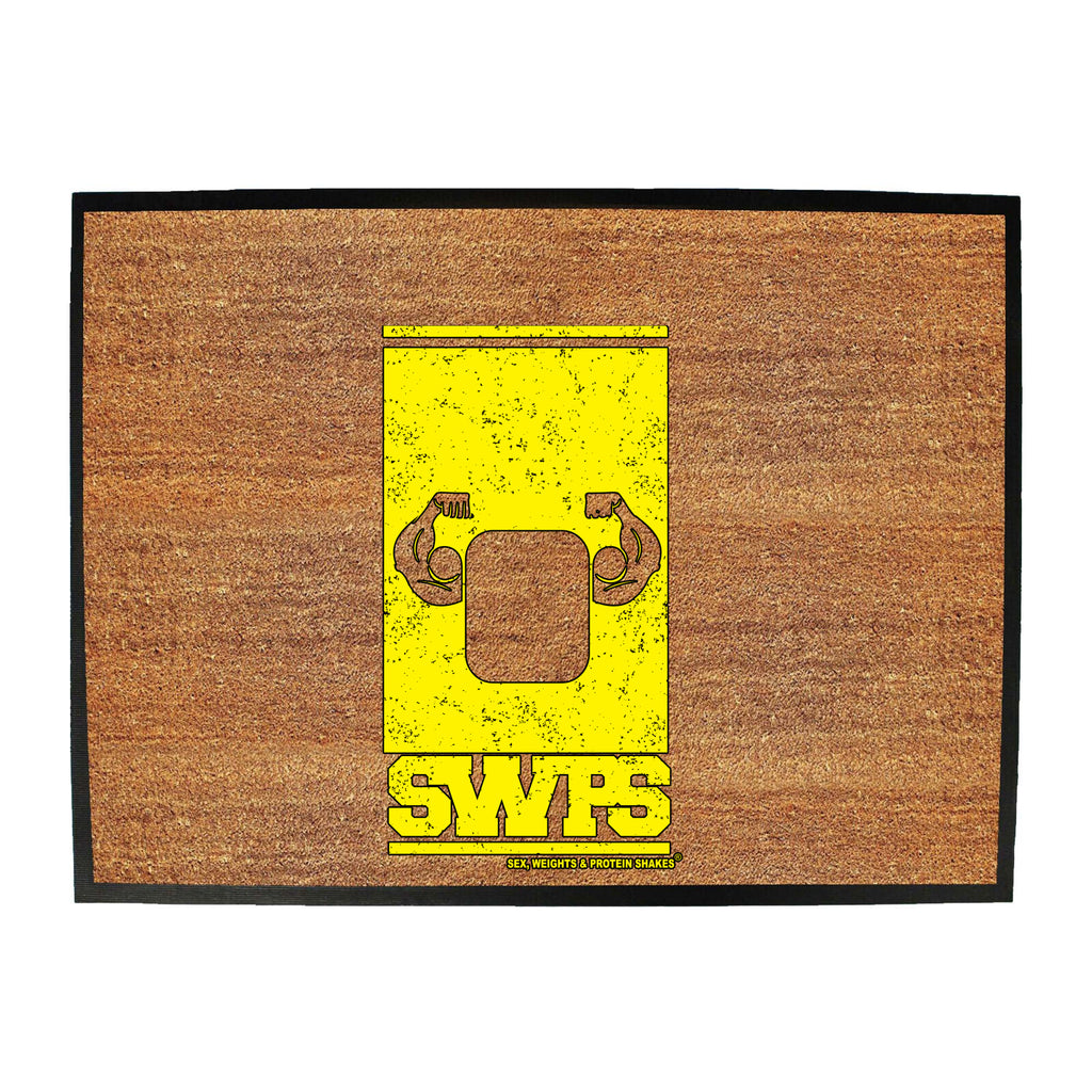 Swps Flexing Arms Design - Funny Novelty Doormat