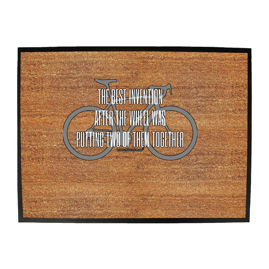 Rltw The Best Invention After The Wheel - Funny Novelty Doormat