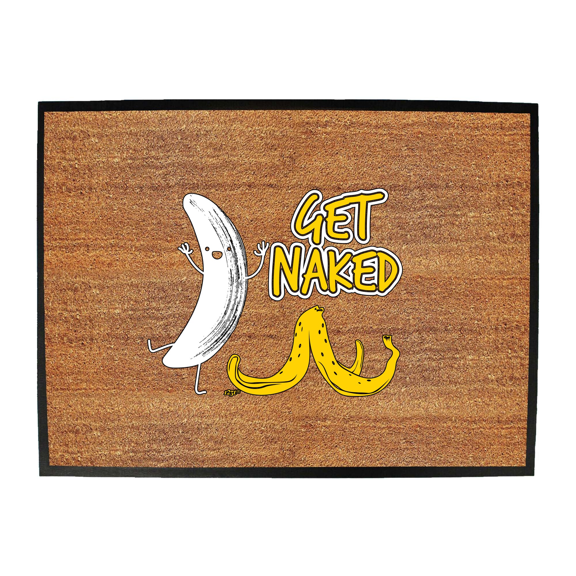 Get Naked Banana - Funny Novelty Doormat