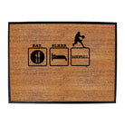 Eat Sleep Basketball - Funny Novelty Doormat