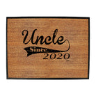 Uncle Since 2020 - Funny Novelty Doormat