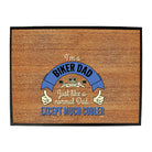 Im A Biker Dad - Funny Novelty Doormat