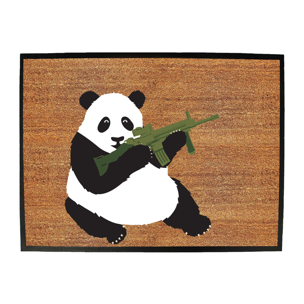 Armed Panda - Funny Novelty Doormat