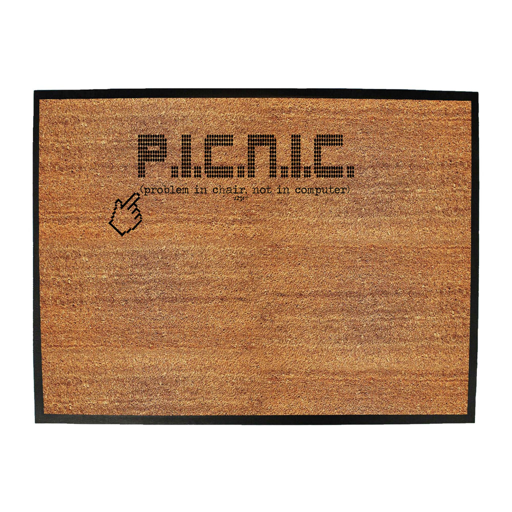 Picnic Problem In Chair - Funny Novelty Doormat