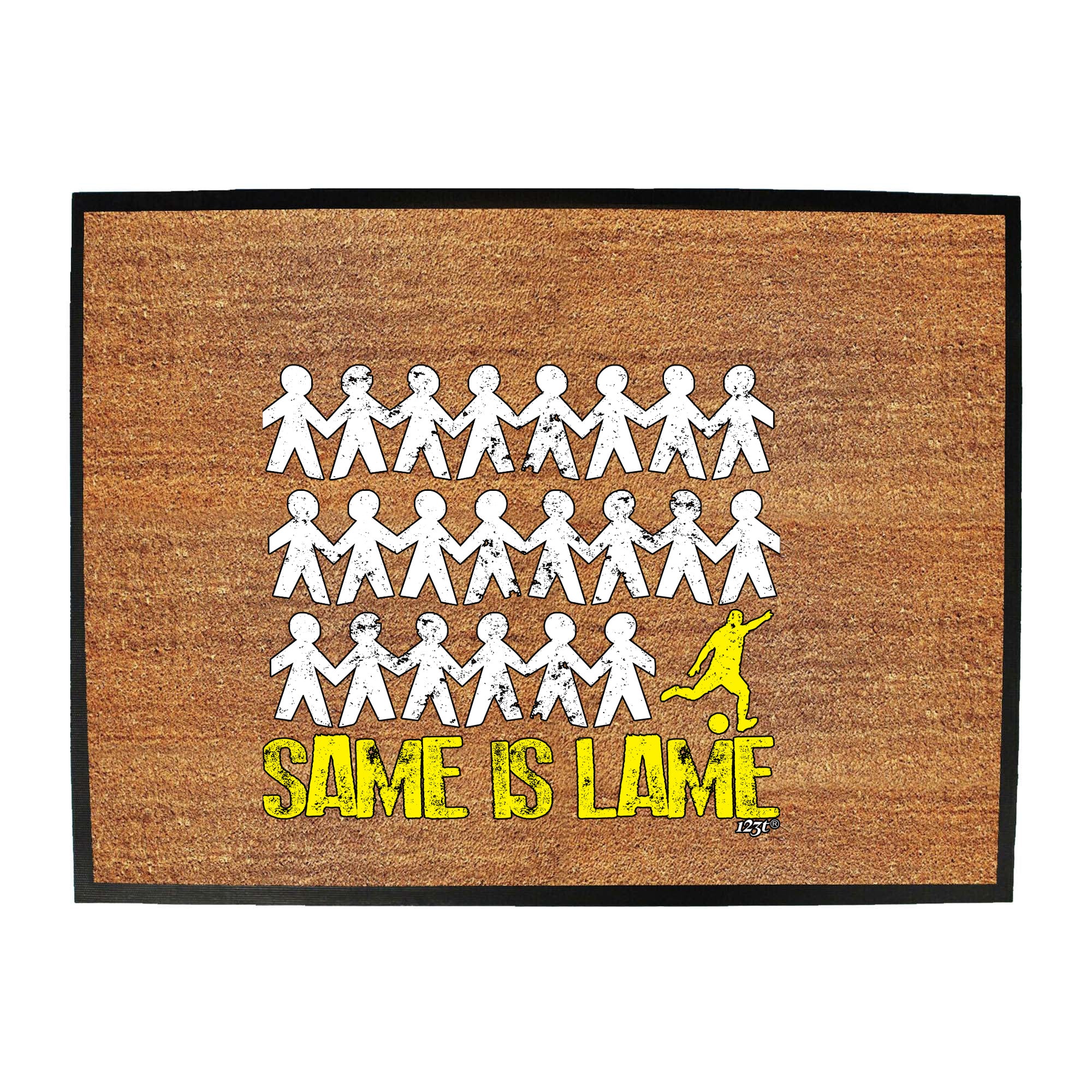 Same Is Lame Football - Funny Novelty Doormat