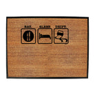 Eat Sleep Drift - Funny Novelty Doormat
