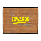 Edwards V1 Lifetime Member - Funny Novelty Doormat