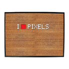 Love Pixels - Funny Novelty Doormat