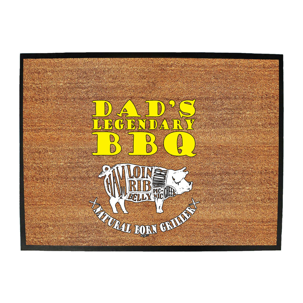 Dad Legendary Bbq Barbeque - Funny Novelty Doormat