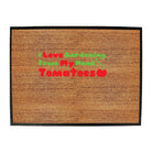 Love Gardening From My Head Tomatoes - Funny Novelty Doormat