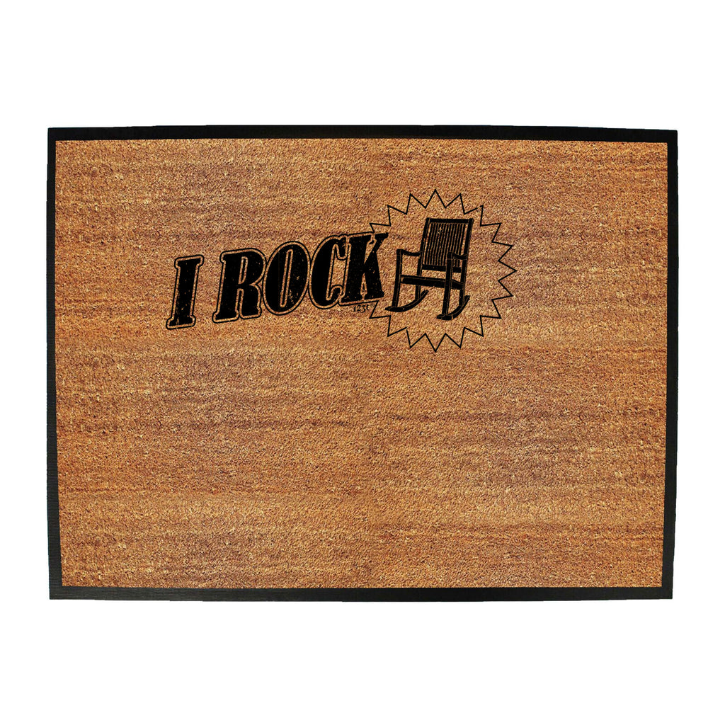 Rock Rocking Chair - Funny Novelty Doormat
