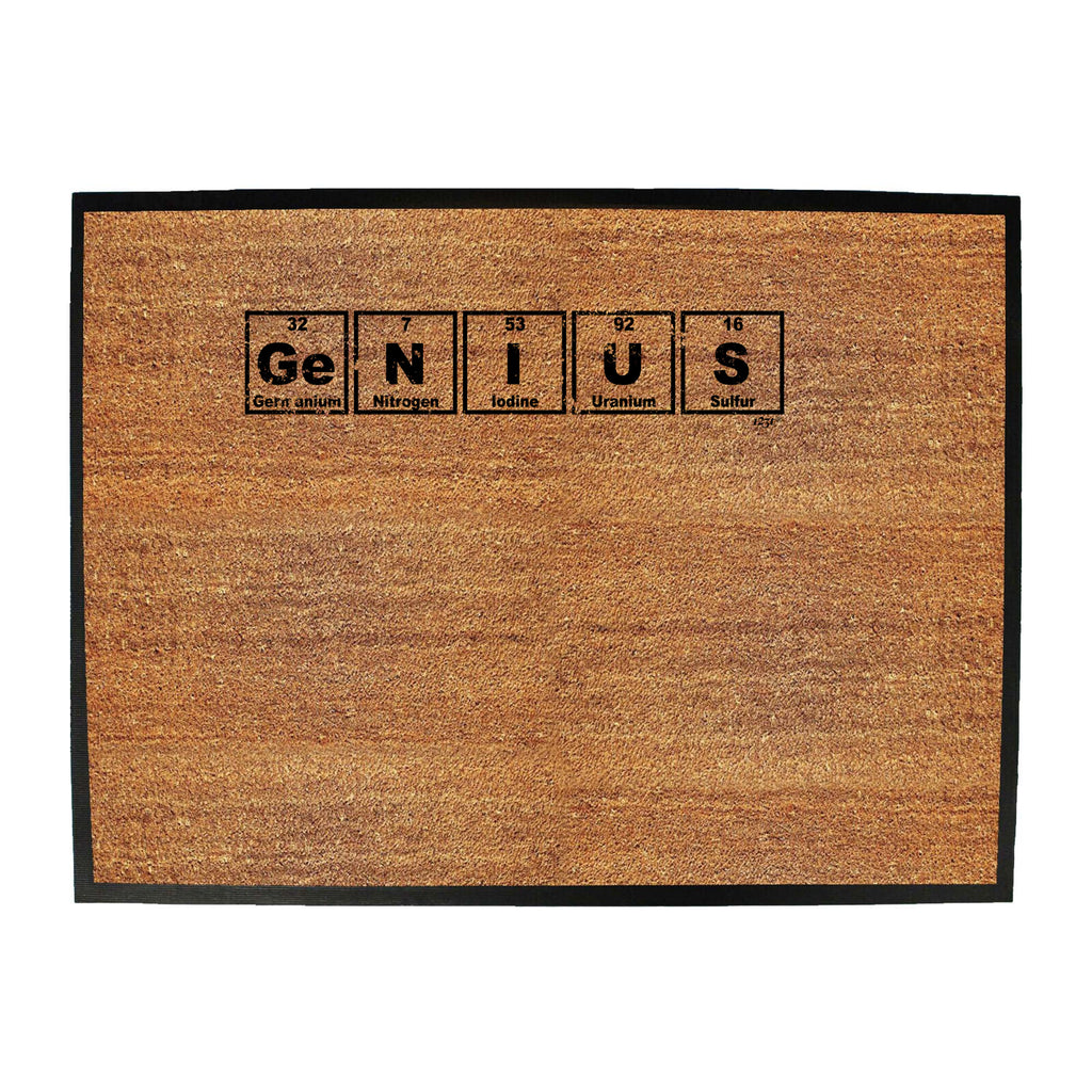 Genius Element - Funny Novelty Doormat