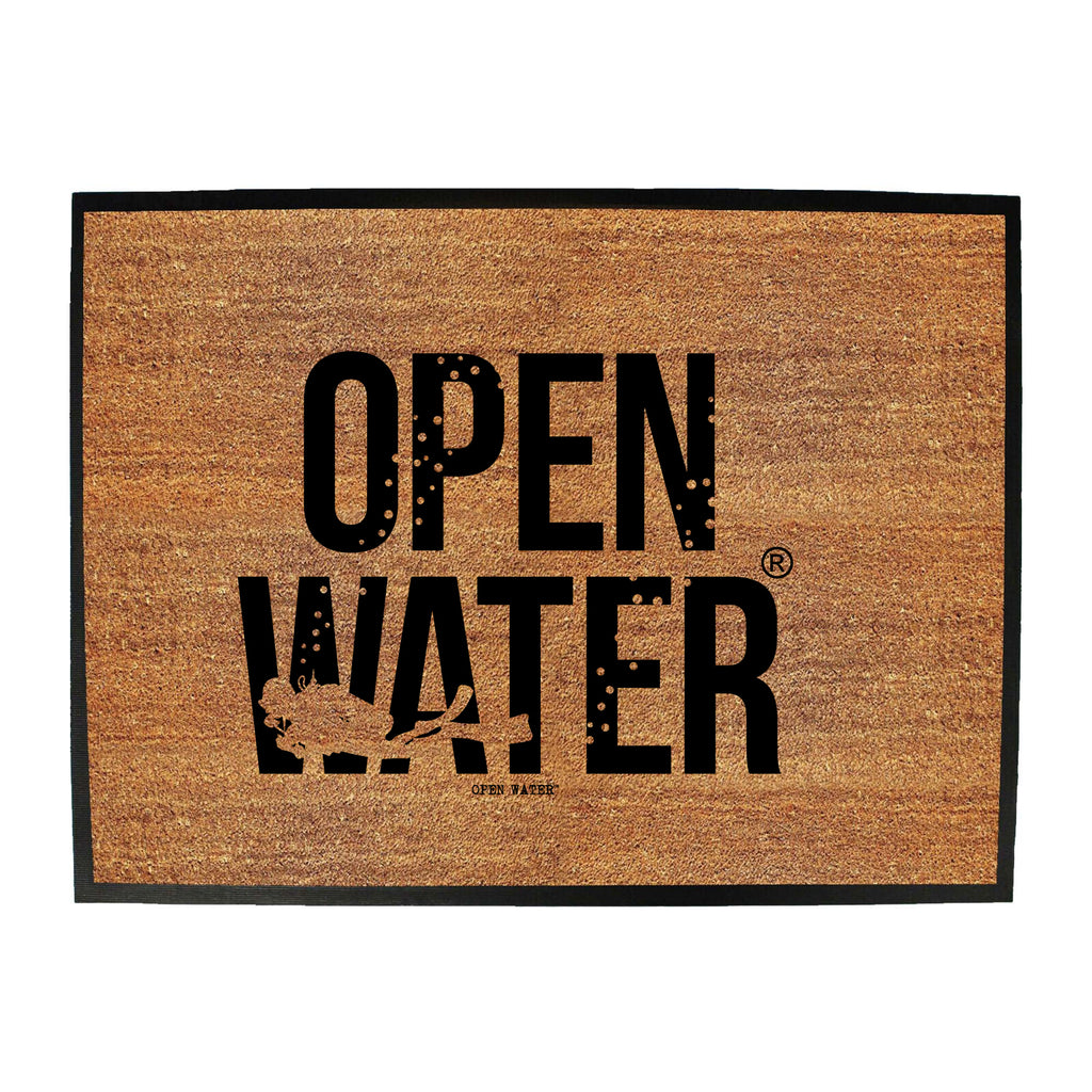 Ow Open Water Big - Funny Novelty Doormat
