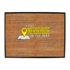 Put On The Map Merseyside - Funny Novelty Doormat