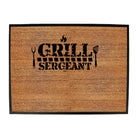 Grill Sergant Bbq Barbeque Cooking - Funny Novelty Doormat