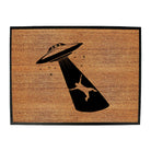 Ufo Abduction White - Funny Novelty Doormat