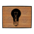 Light Bulb White - Funny Novelty Doormat
