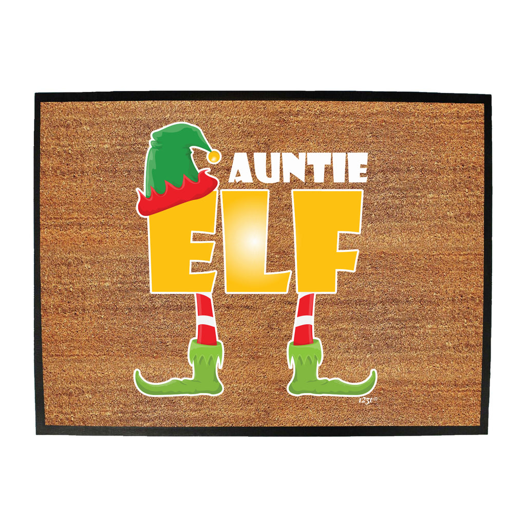 Elf Auntie - Funny Novelty Doormat