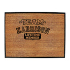 Harrison V2 Team Lifetime Member - Funny Novelty Doormat