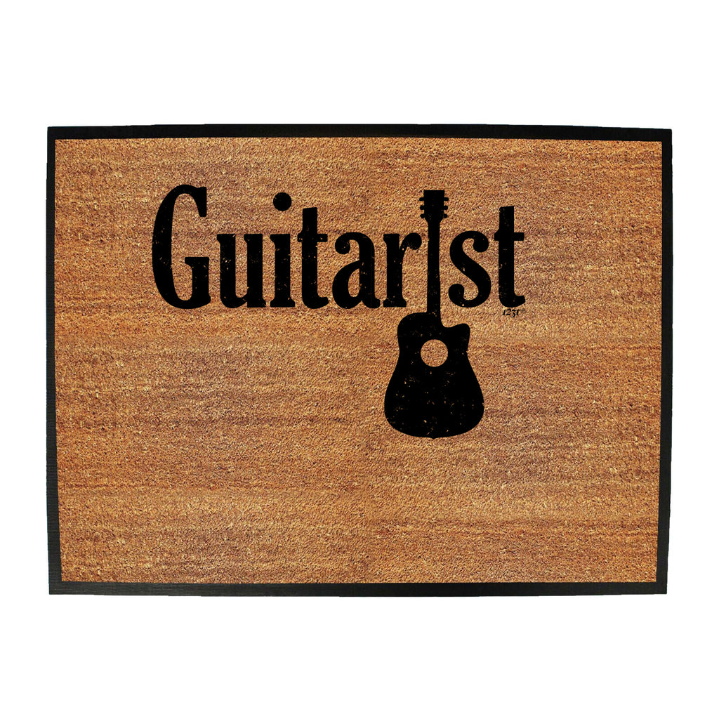 Guitarist Guitar Music - Funny Novelty Doormat