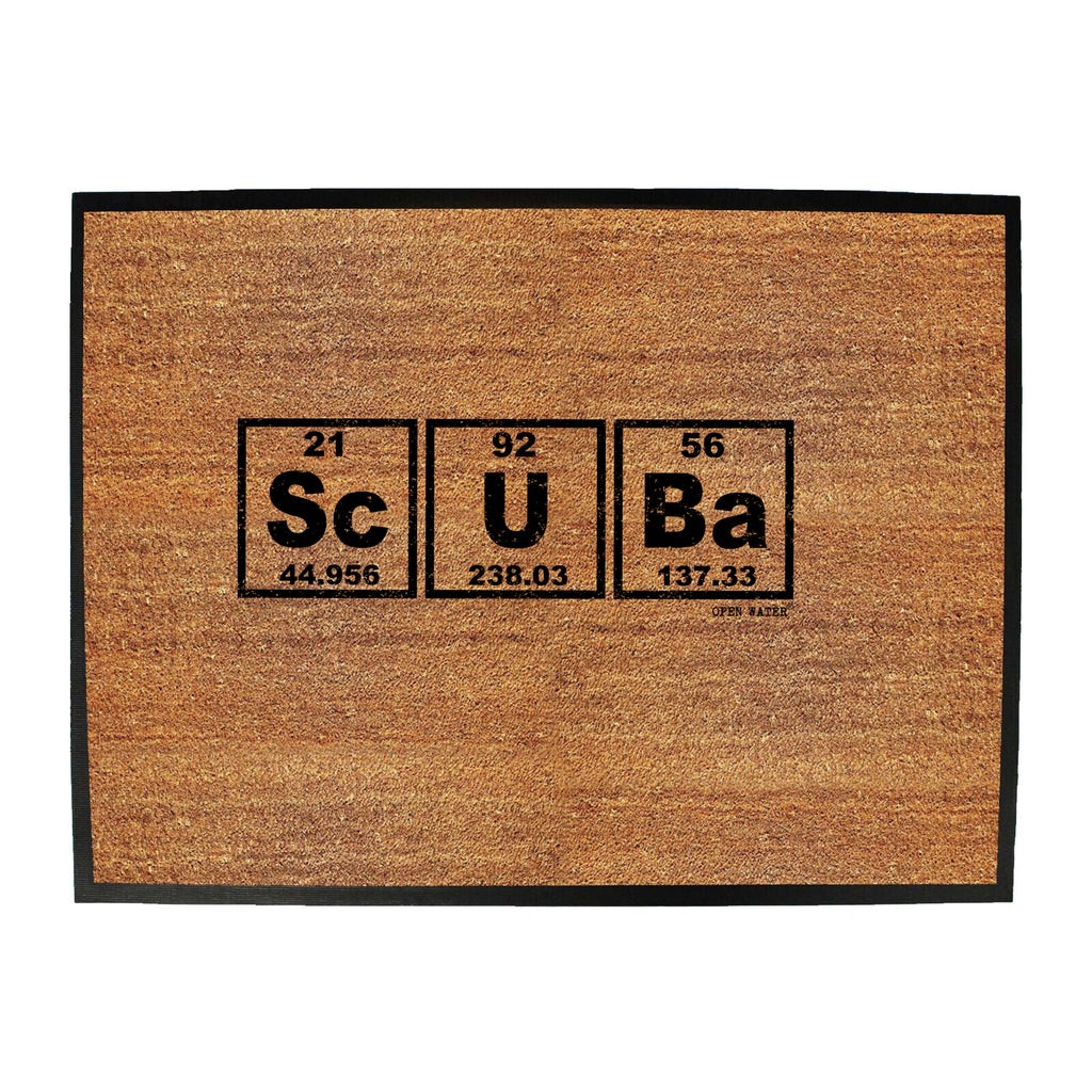 Ow Scuba Element - Funny Novelty Doormat