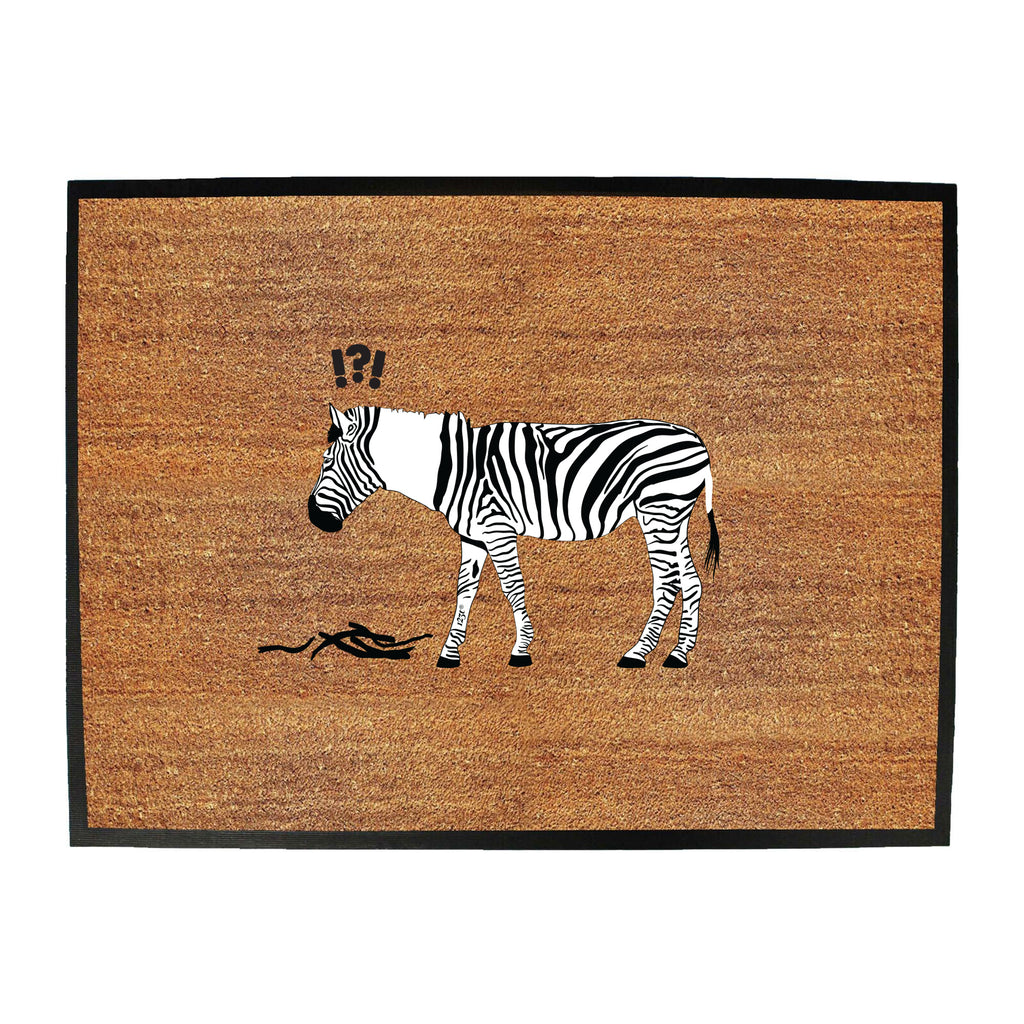 Zebra Stripe - Funny Novelty Doormat