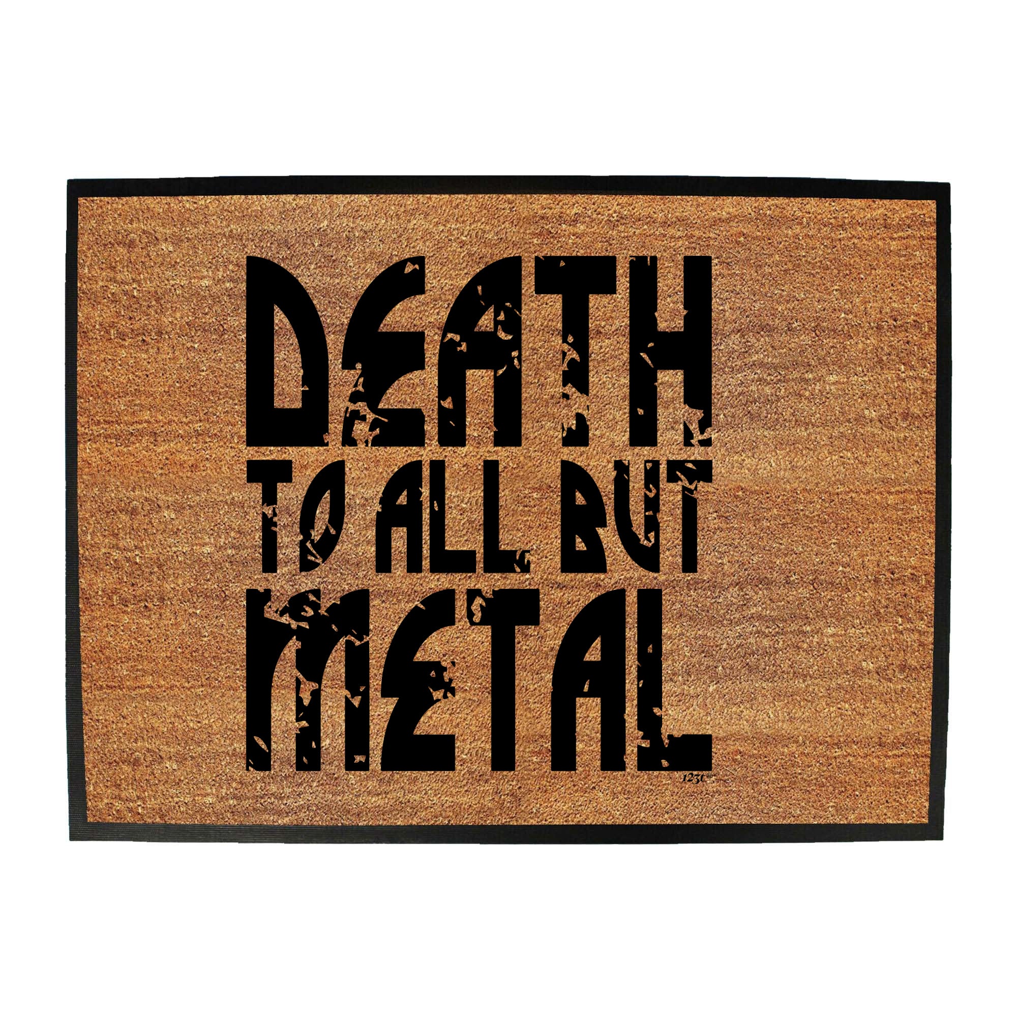 Death To All But Metal Music - Funny Novelty Doormat