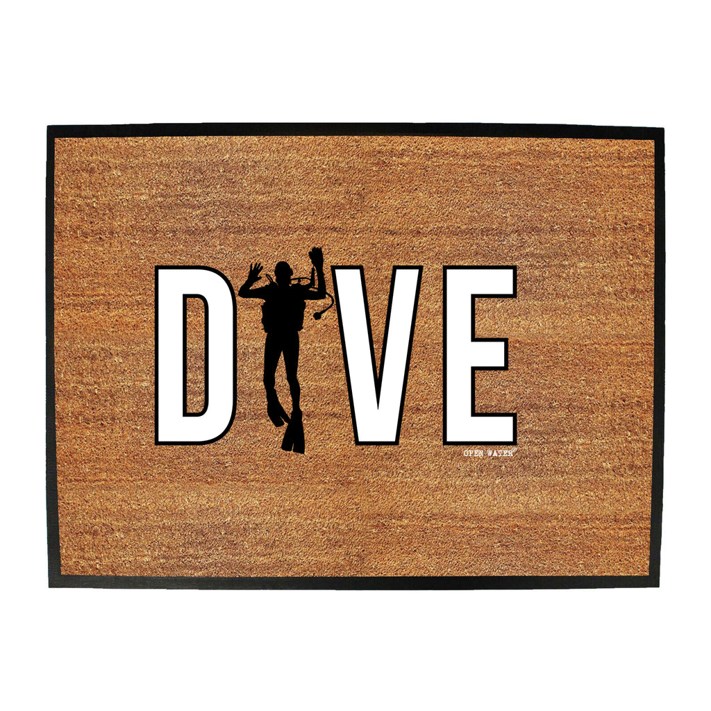 Ow Dive - Funny Novelty Doormat