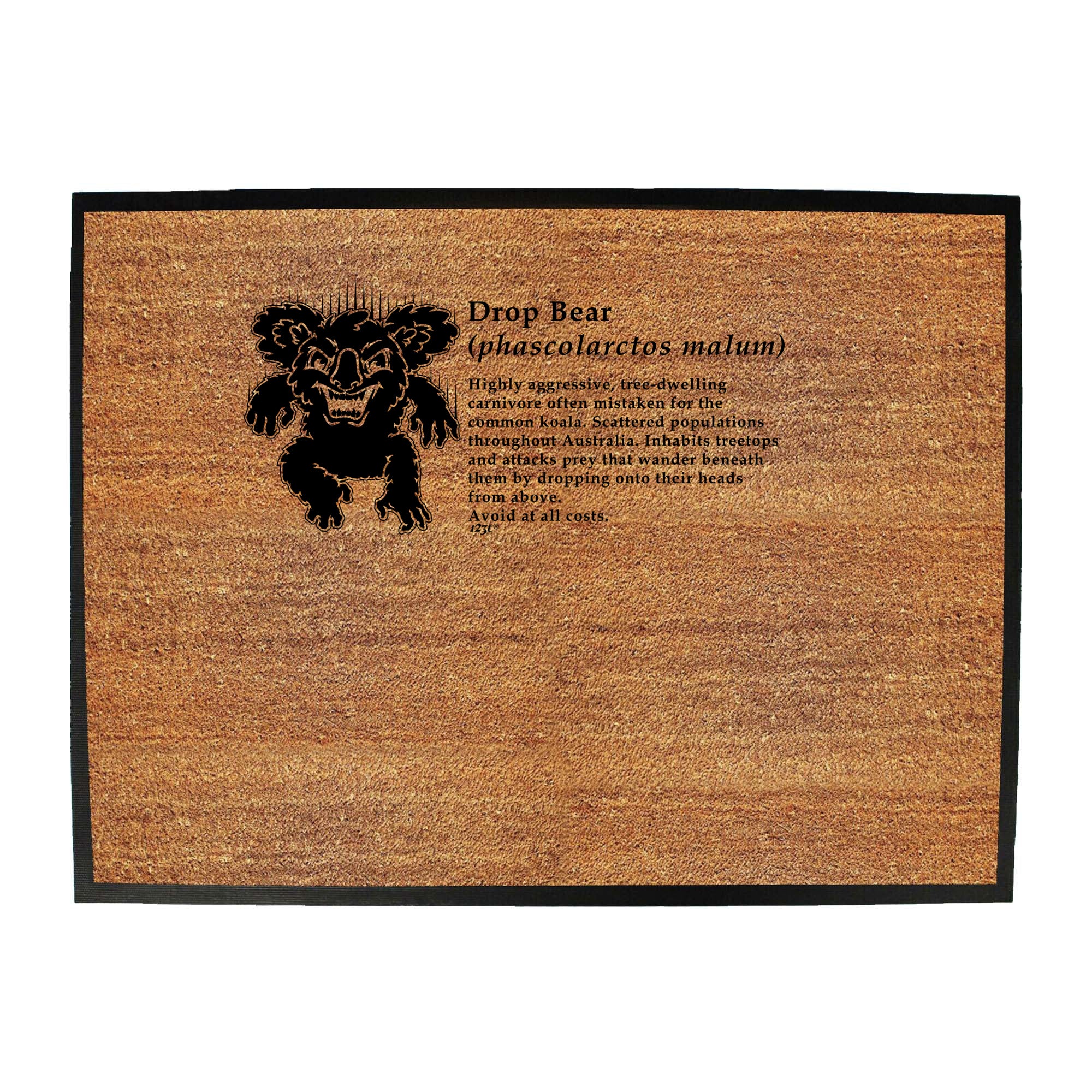 Drop Bear Definition Australia - Funny Novelty Doormat