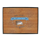 When My Life Gets Complicated Go Riding Moto - Funny Novelty Doormat