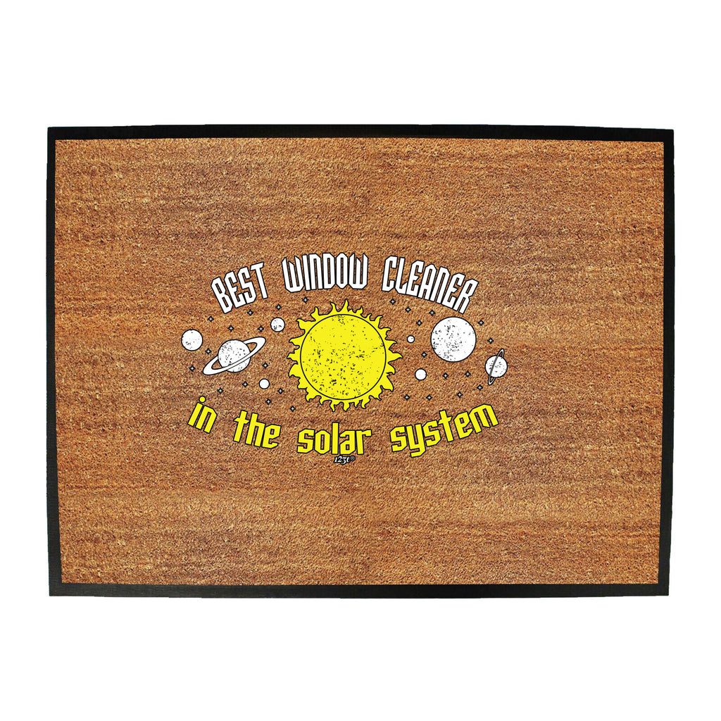 Best Window Cleaner Solar System - Funny Novelty Doormat