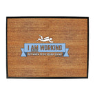 Ow I Am Working Out Scuba Diving - Funny Novelty Doormat