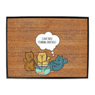 Love These Fishbowl Cocktails - Funny Novelty Doormat