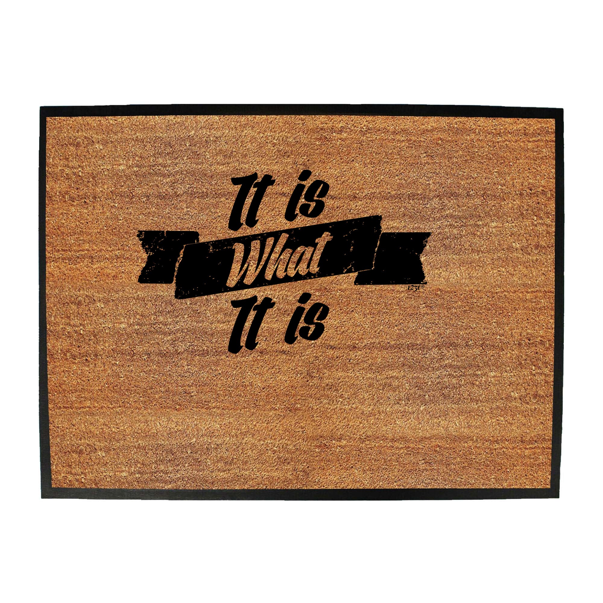It Is What It Is - Funny Novelty Doormat