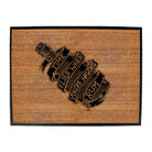 Time Flies When Your Having Rum - Funny Novelty Doormat