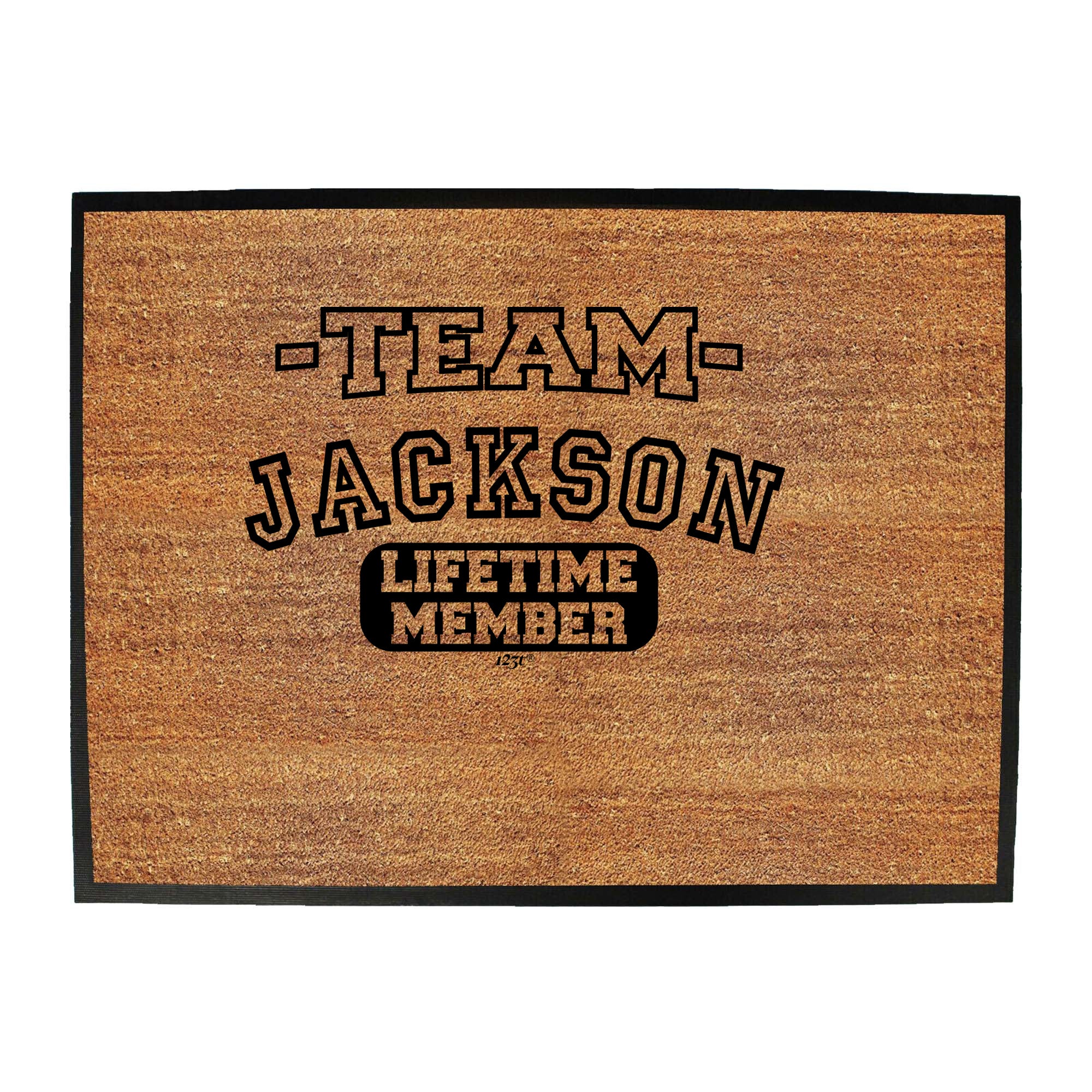 Jackson V2 Team Lifetime Member - Funny Novelty Doormat