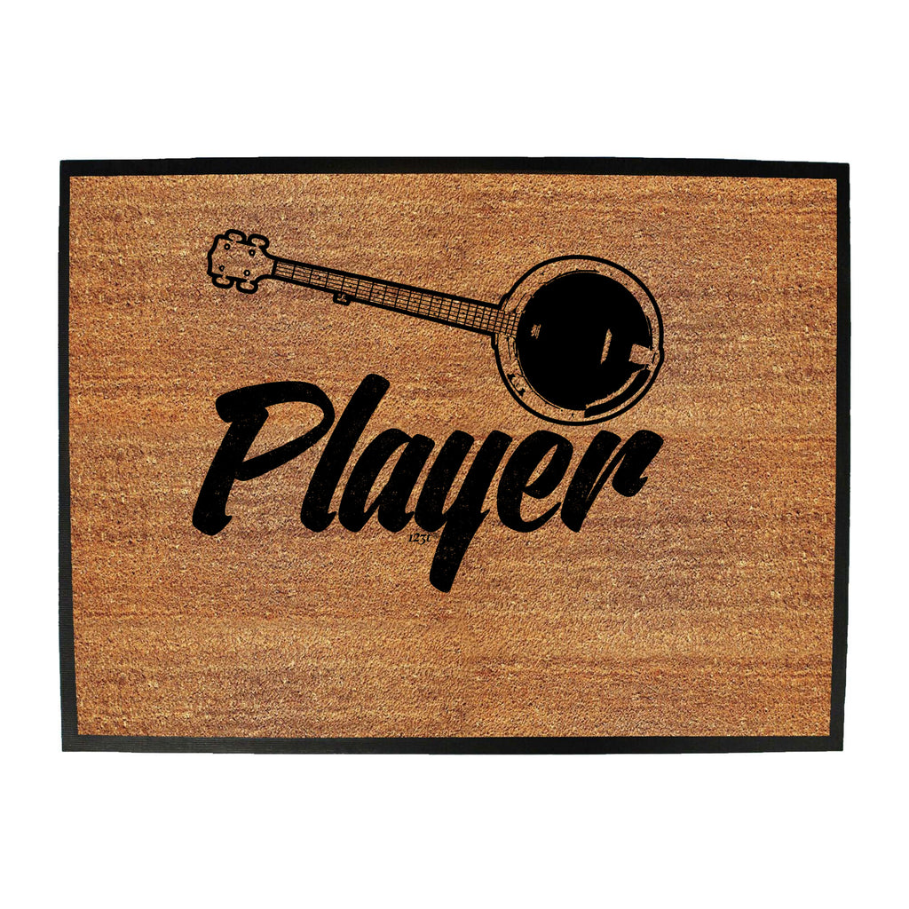 Banjo Player Music - Funny Novelty Doormat
