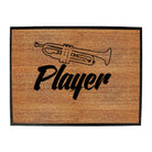 Trumpet Player Music - Funny Novelty Doormat