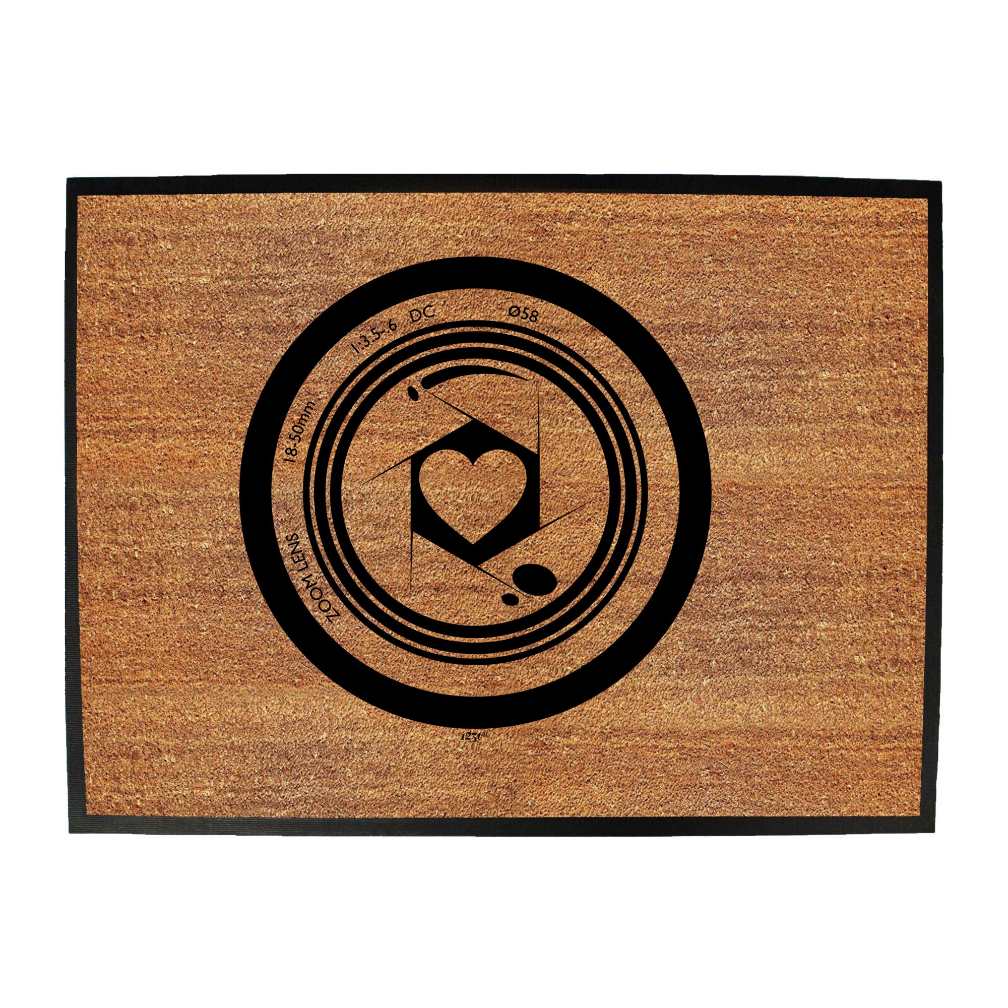 Photography Heart - Funny Novelty Doormat