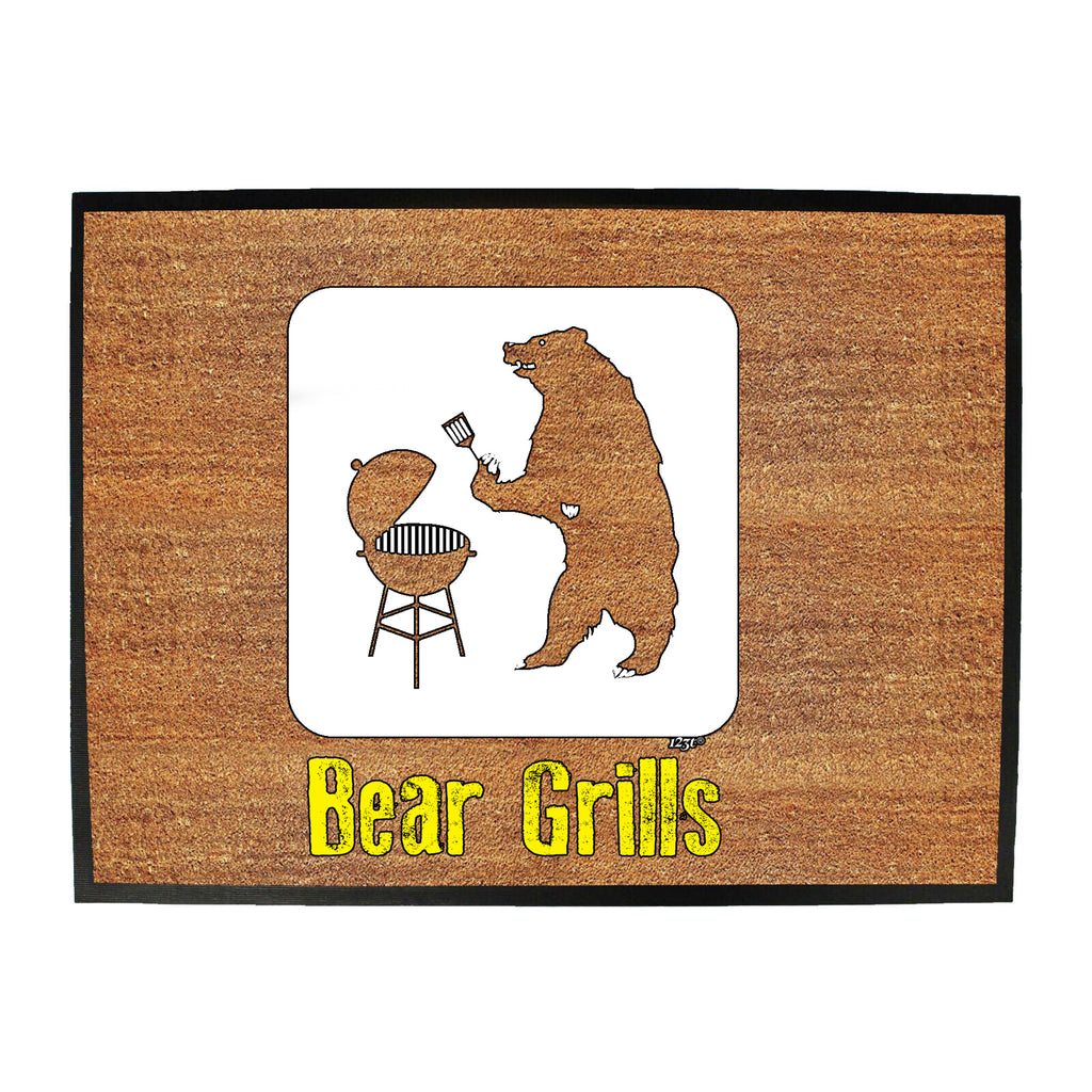 Bear Grills - Funny Novelty Doormat