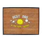 Best Dad Solar System - Funny Novelty Doormat