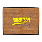 Robertson V1 Lifetime Member - Funny Novelty Doormat