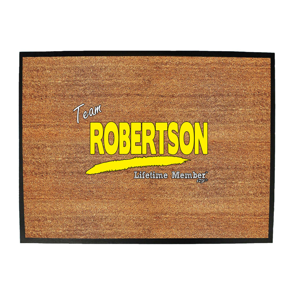 Robertson V1 Lifetime Member - Funny Novelty Doormat