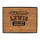 Lewis V2 Team Lifetime Member - Funny Novelty Doormat