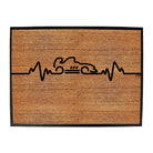Motor Racing Pulse - Funny Novelty Doormat